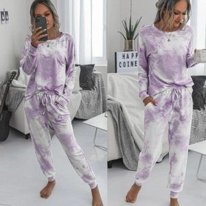 Kara & Kate Tie Dye Lounge Set
